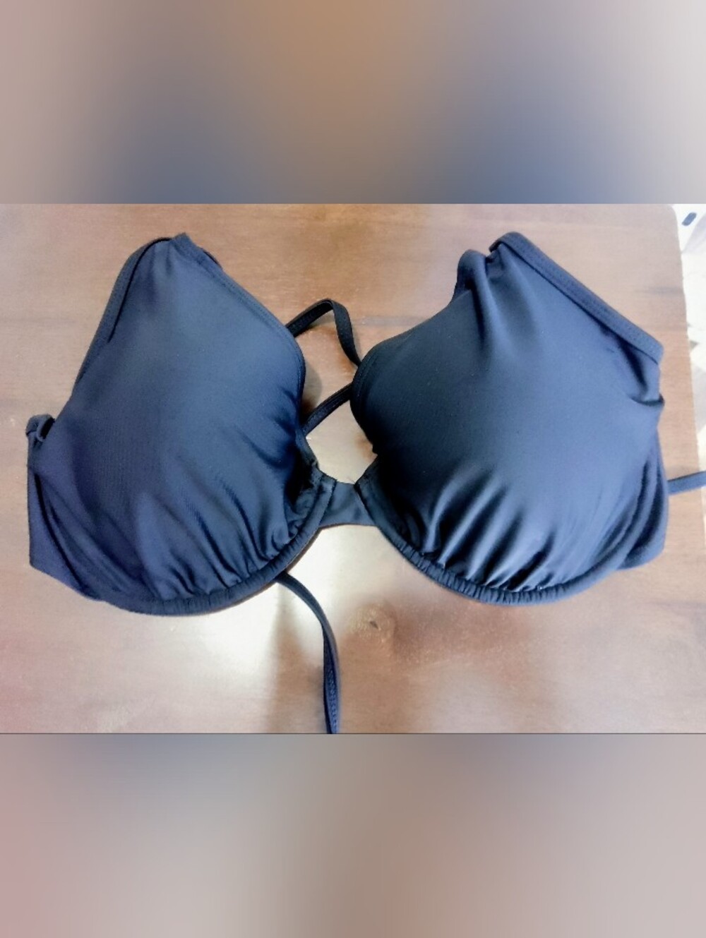 BLACK BIKINI TOP